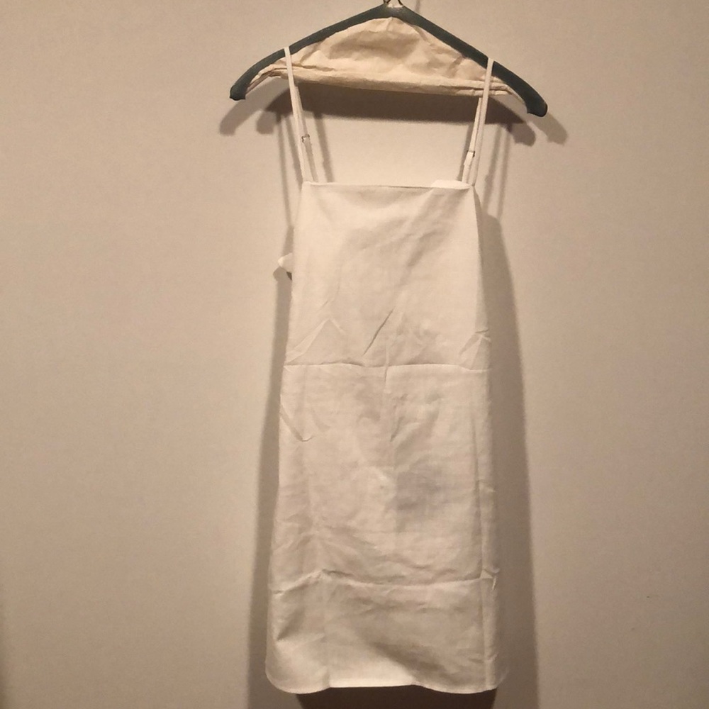 White mini dress